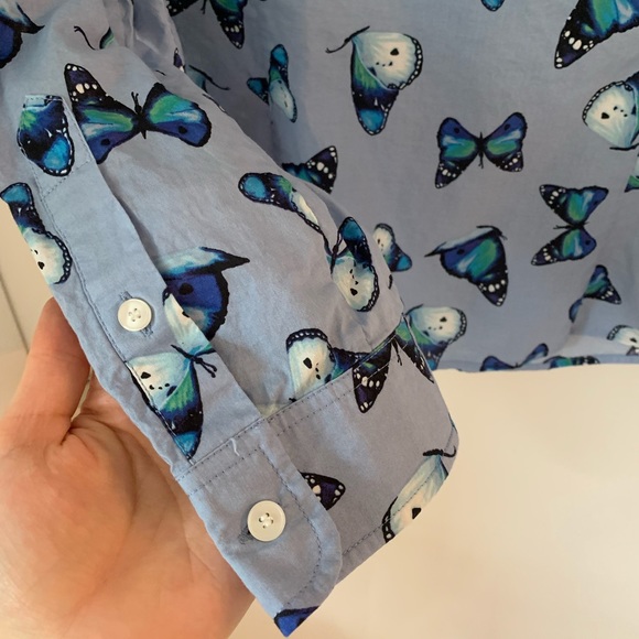 Butterfly pattern Tommy Hilfiger button up - Picture 3 of 6